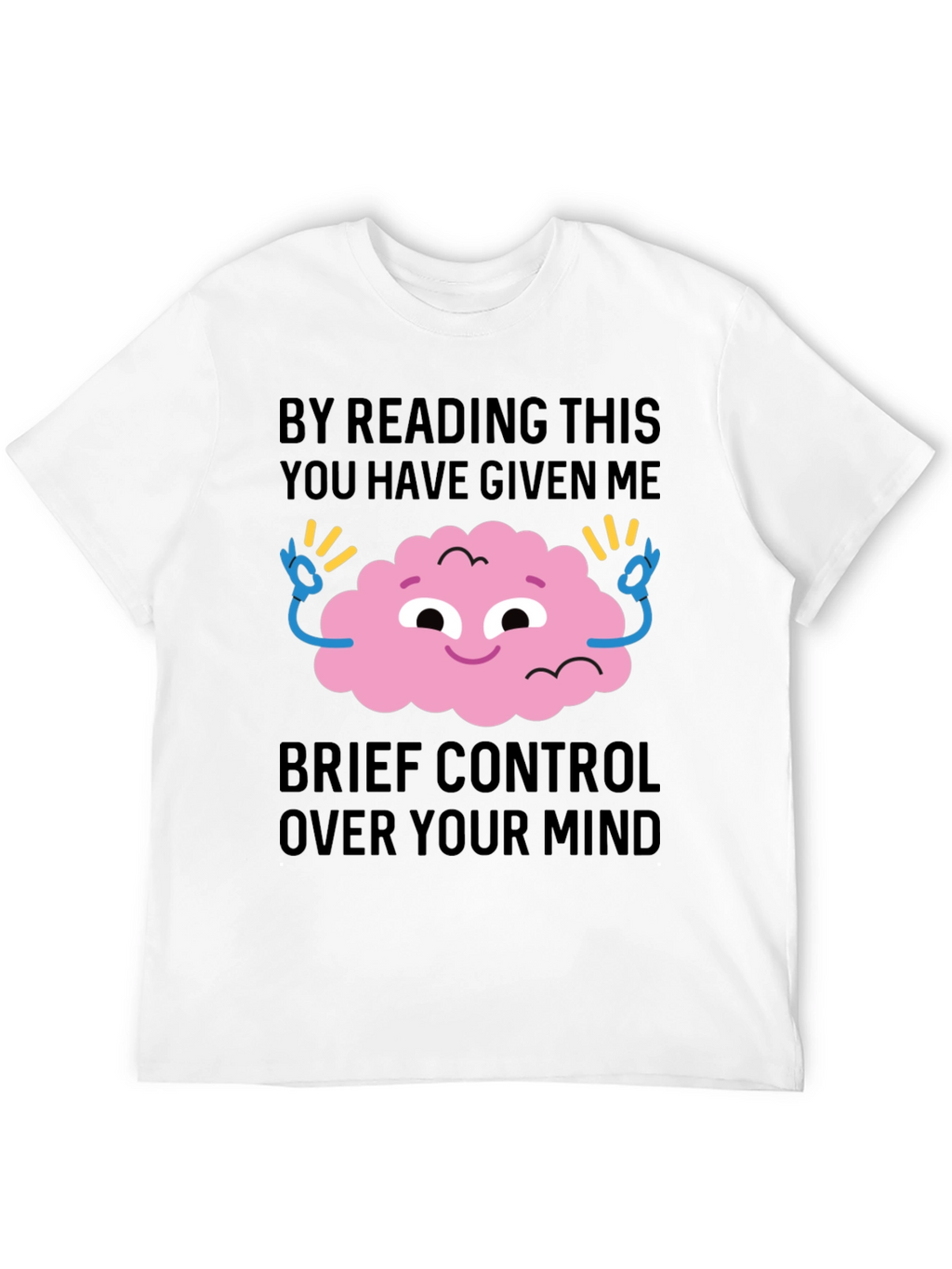 Mind Control Graphic Tee - Funny Casual T-Shirt