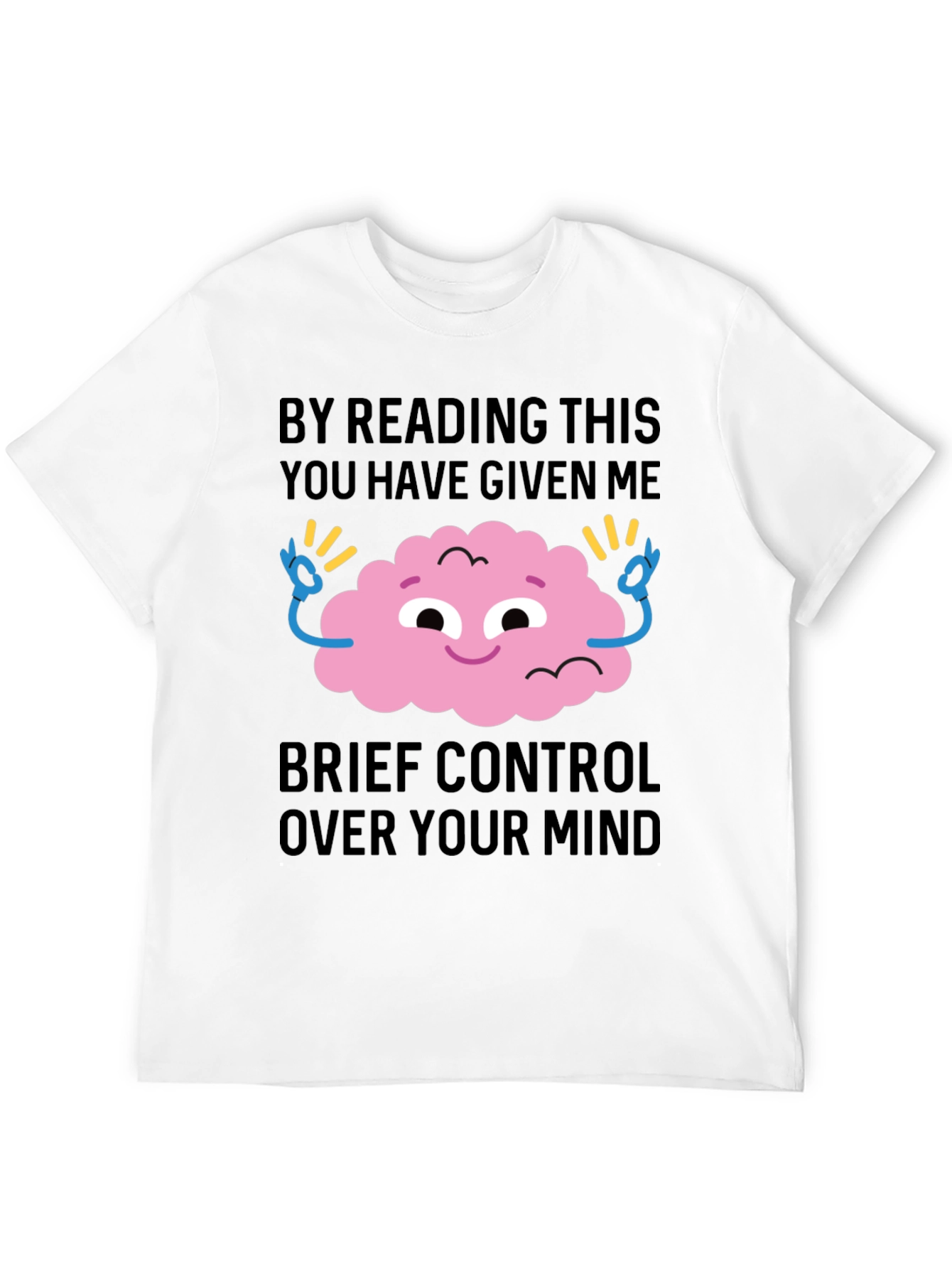 Mind Control Graphic Tee - Funny Casual T-Shirt