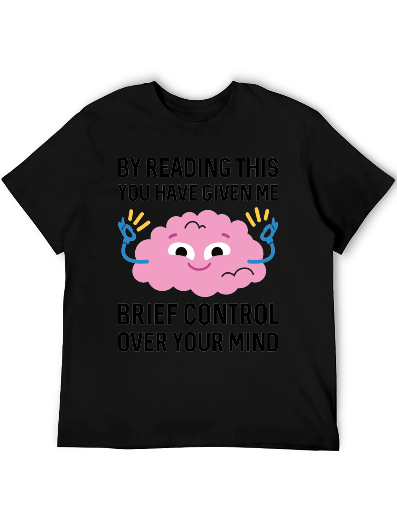 Mind Control Graphic Tee - Funny Casual T-Shirt