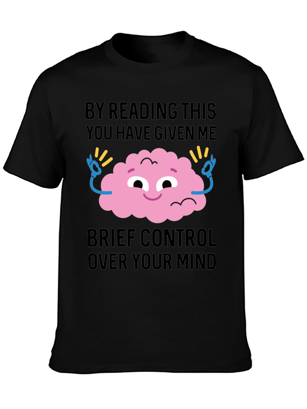 Mind Control Graphic Tee - Funny Casual T-Shirt