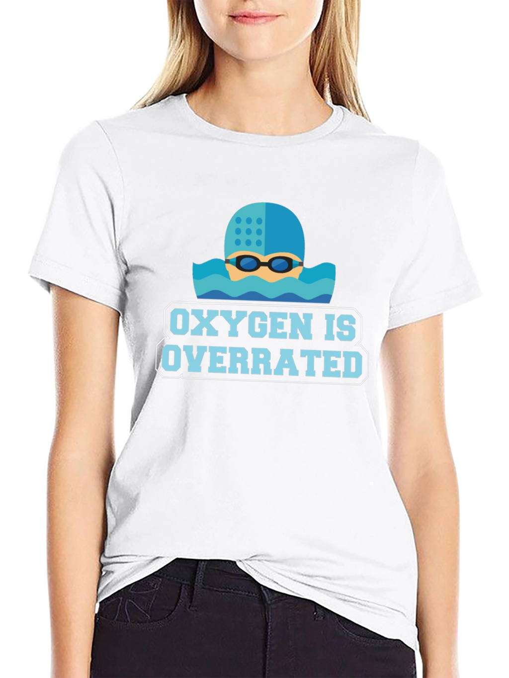 Oxygen Is Overrated Swimmers T-Shirt