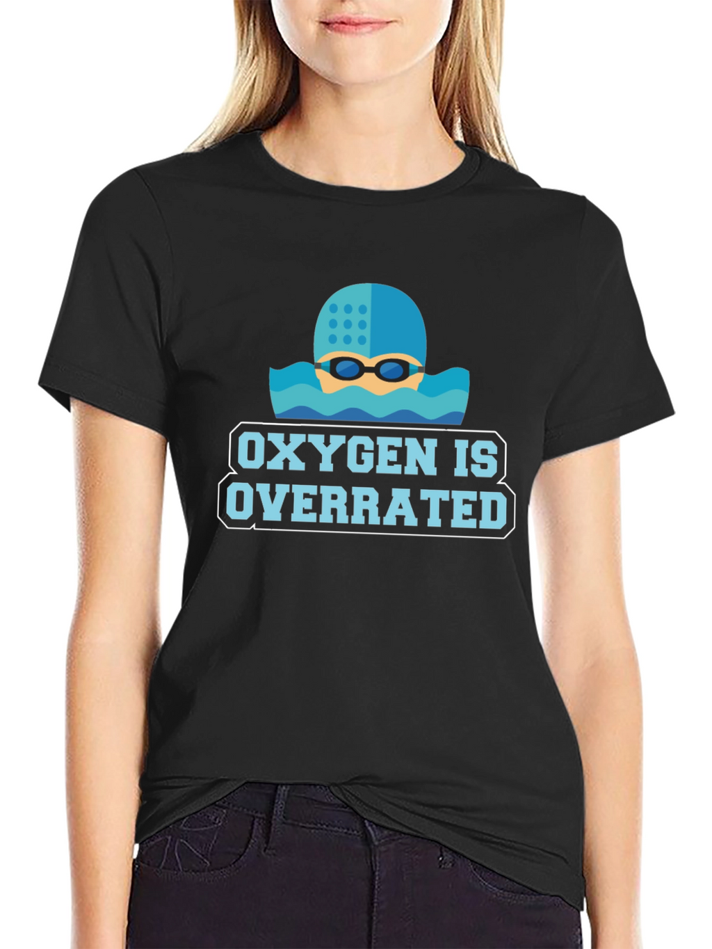 Oxygen Is Overrated Swimmers T-Shirt