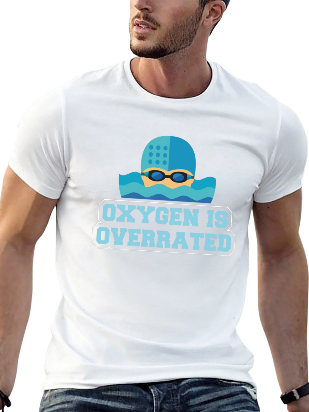 Oxygen Is Overrated Swimmers T-Shirt