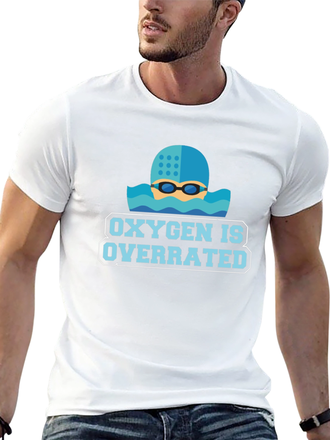 Oxygen Is Overrated Swimmers T-Shirt