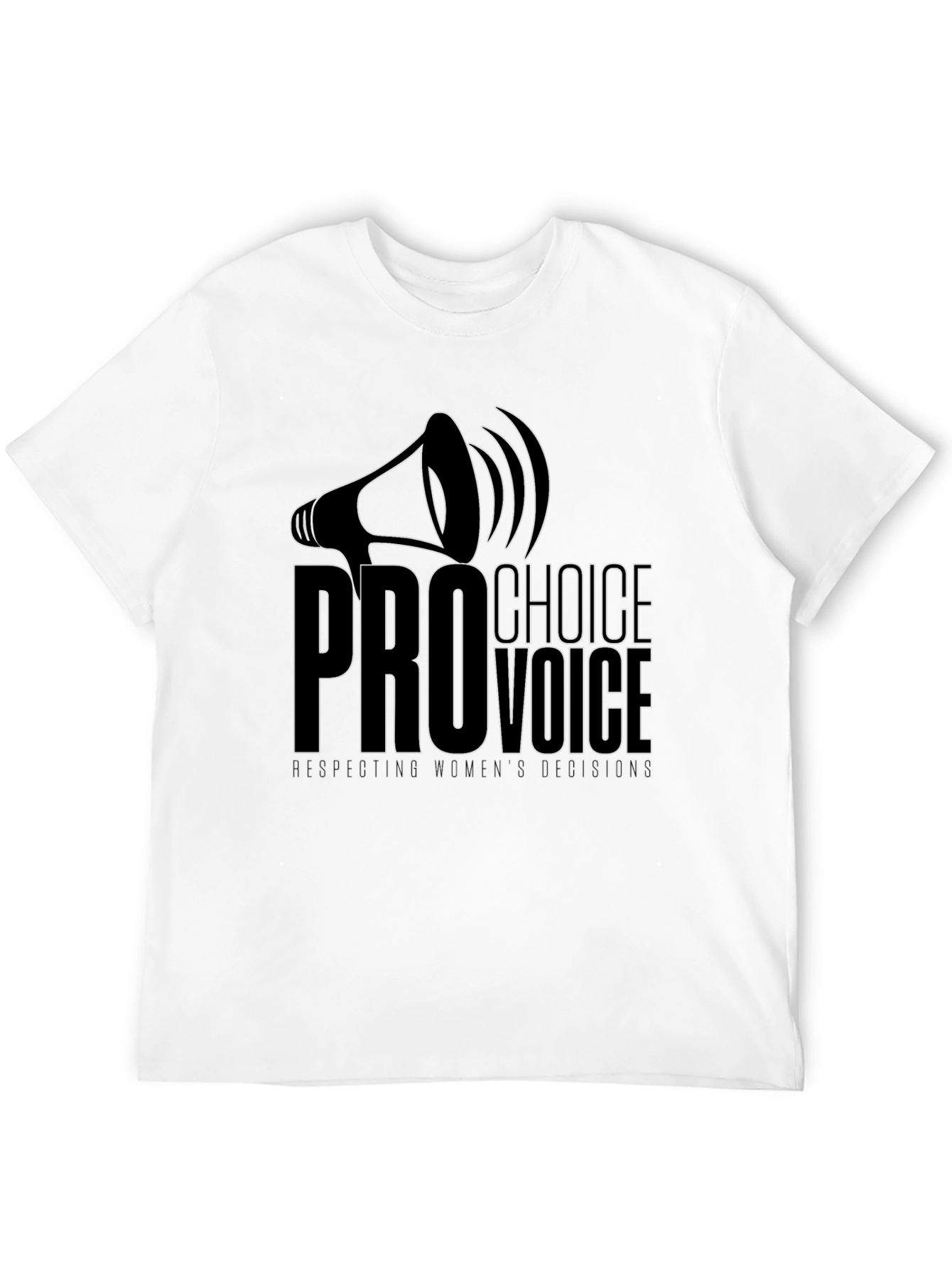 Pro-Choice Voice Tee: Respect Womens Decisions