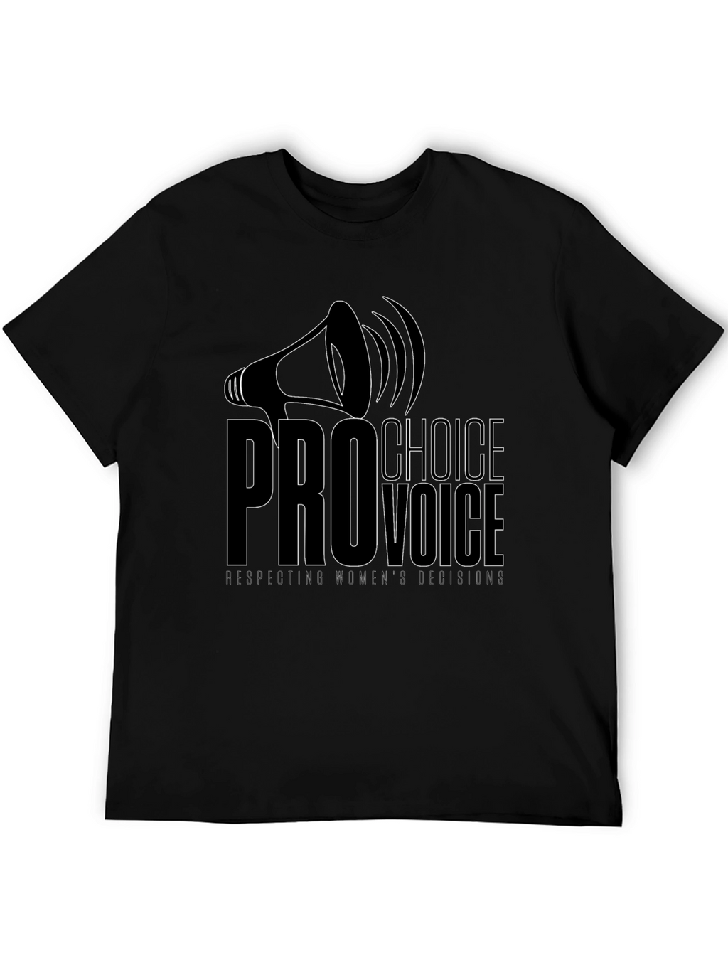 Pro-Choice Voice Tee: Respect Womens Decisions