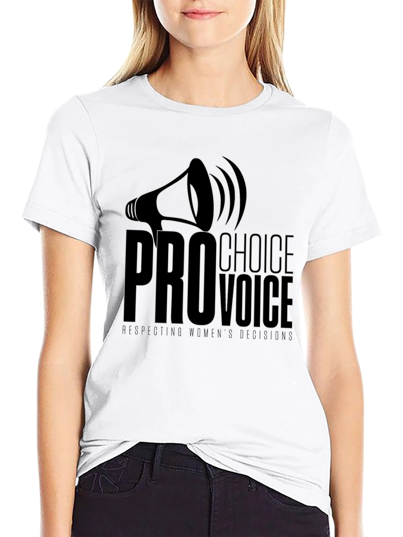 Pro-Choice Voice Tee: Respect Womens Decisions