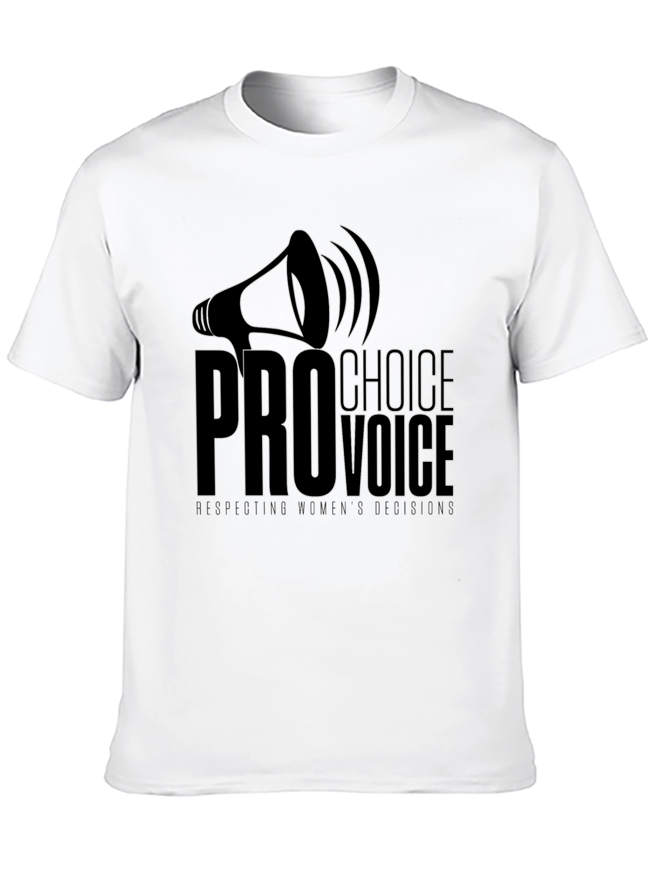 Pro-Choice Voice Tee: Respect Womens Decisions