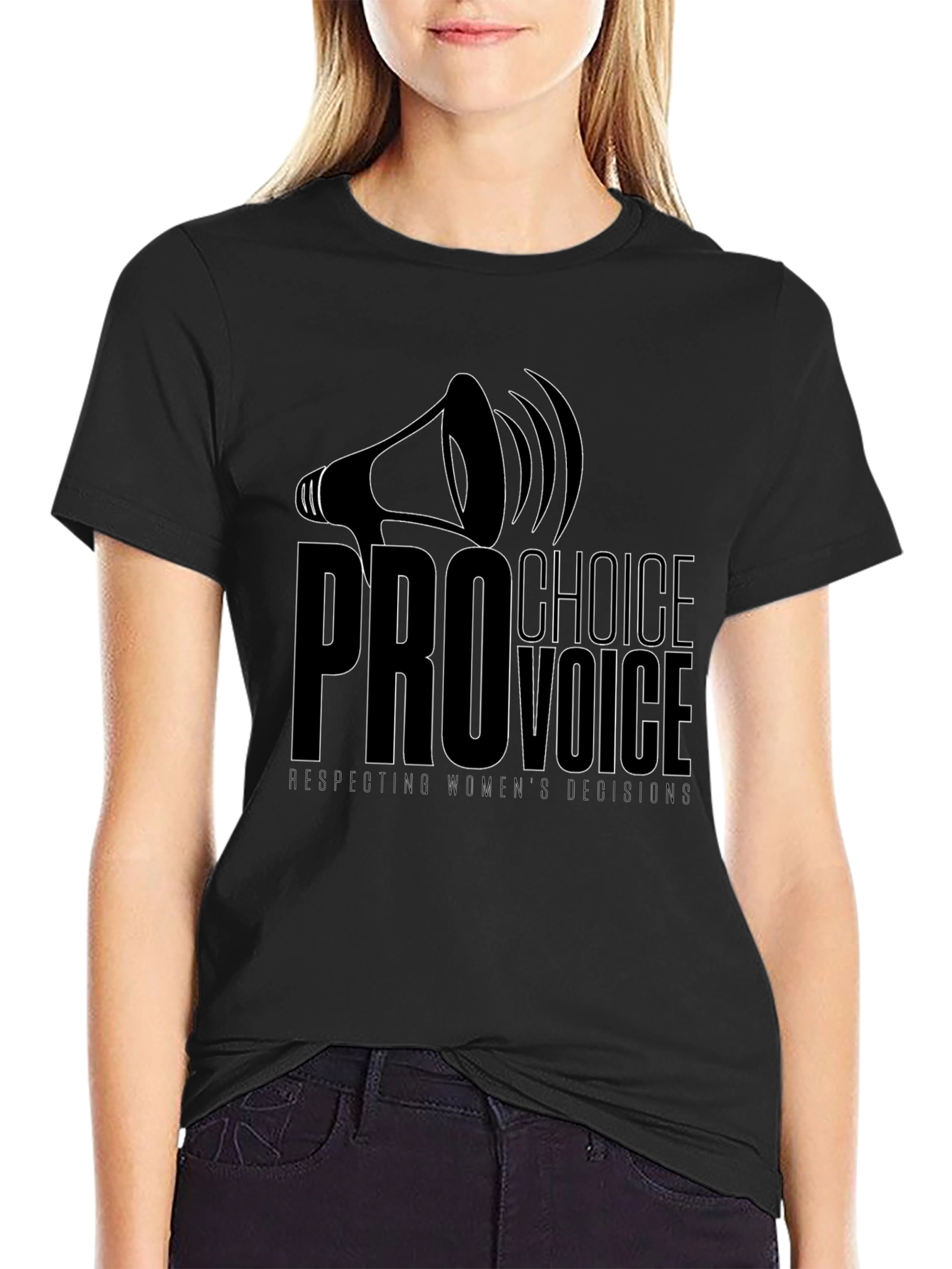 Pro-Choice Voice Tee: Respect Womens Decisions