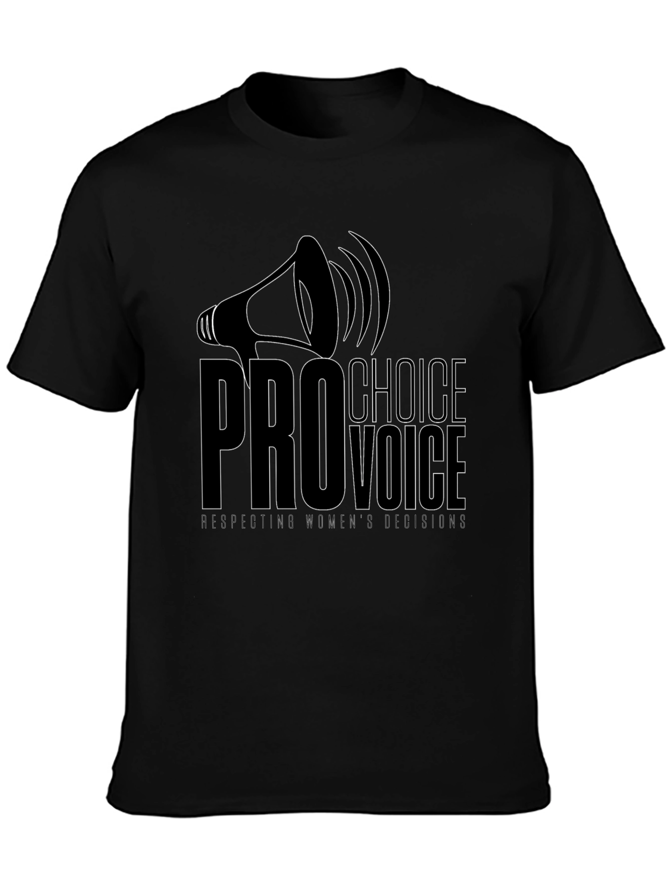 Pro-Choice Voice Tee: Respect Womens Decisions