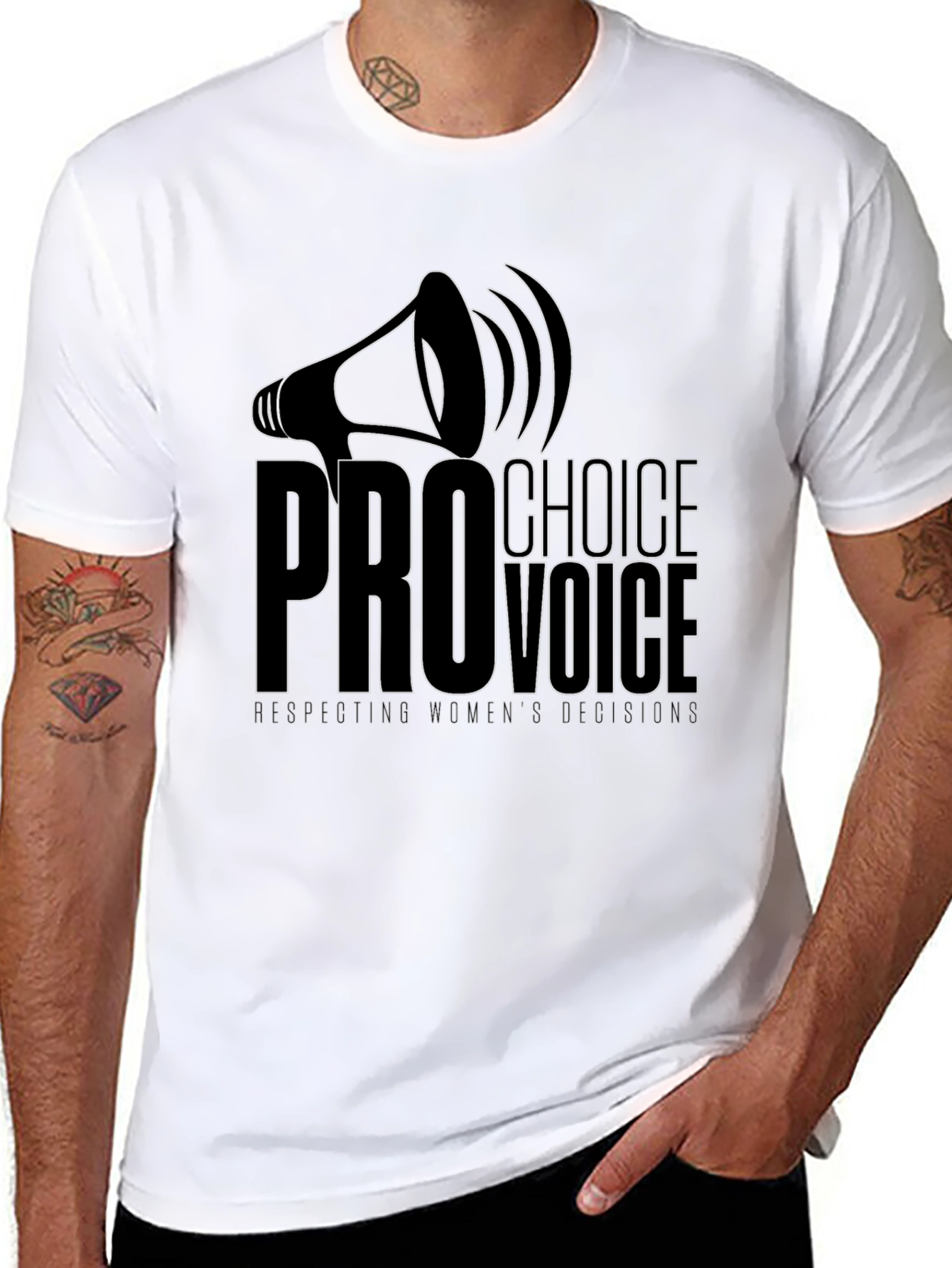 Pro-Choice Voice Tee: Respect Womens Decisions