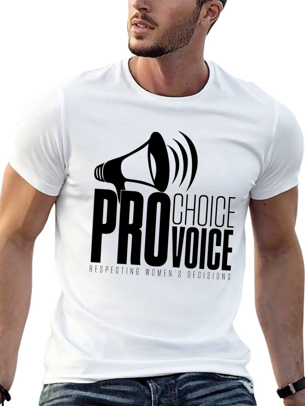 Pro-Choice Voice Tee: Respect Womens Decisions