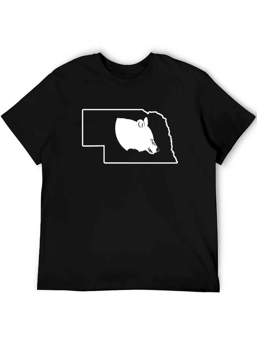 Nebraska Cornhuskers T-Shirt Black State Pride