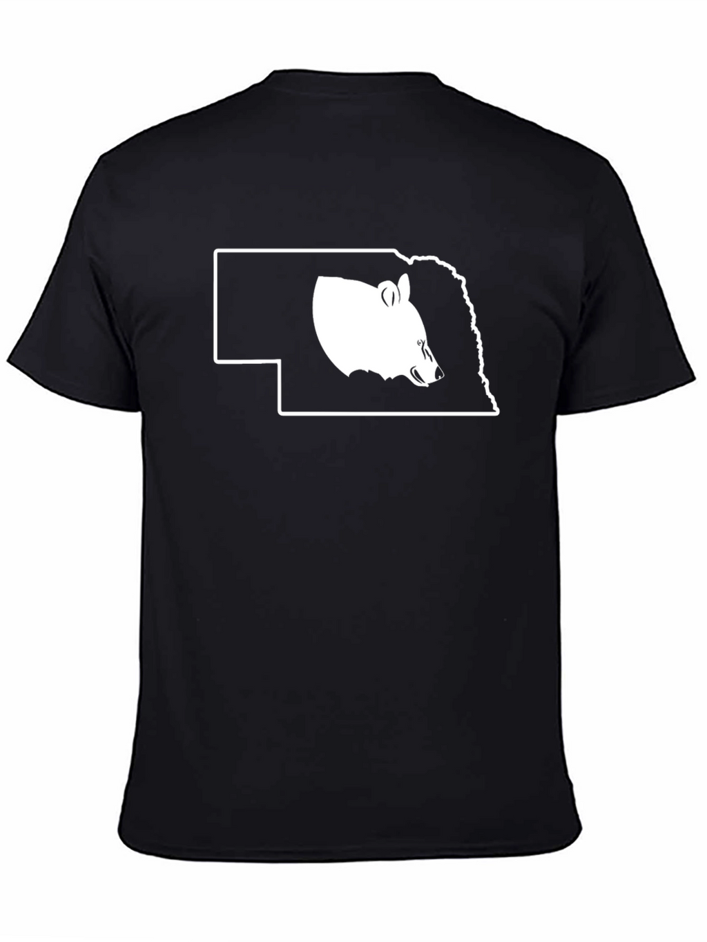Nebraska Cornhuskers T-Shirt Black State Pride