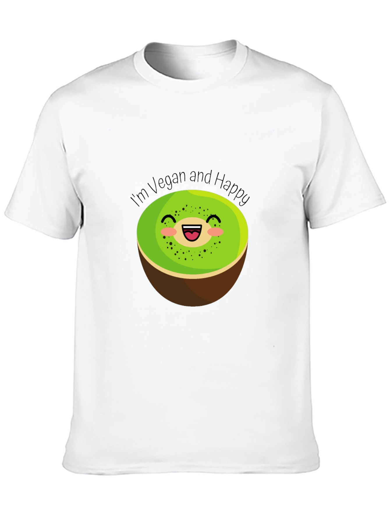 Vegan and Happy Kiwi T-Shirt