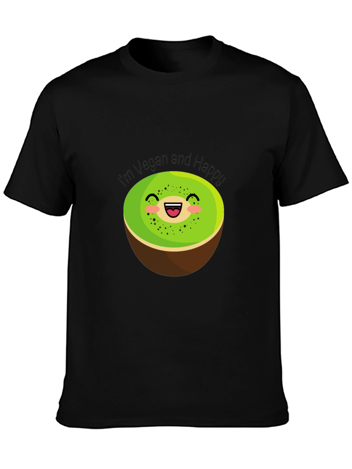 Vegan and Happy Kiwi T-Shirt