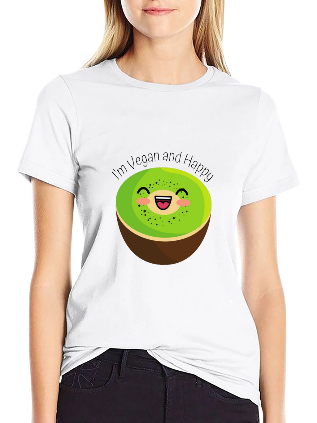 Vegan and Happy Kiwi T-Shirt