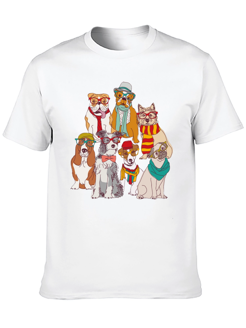 Stylish Dog Breed Graphic Tee
