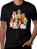 Stylish Dog Breed Graphic Tee