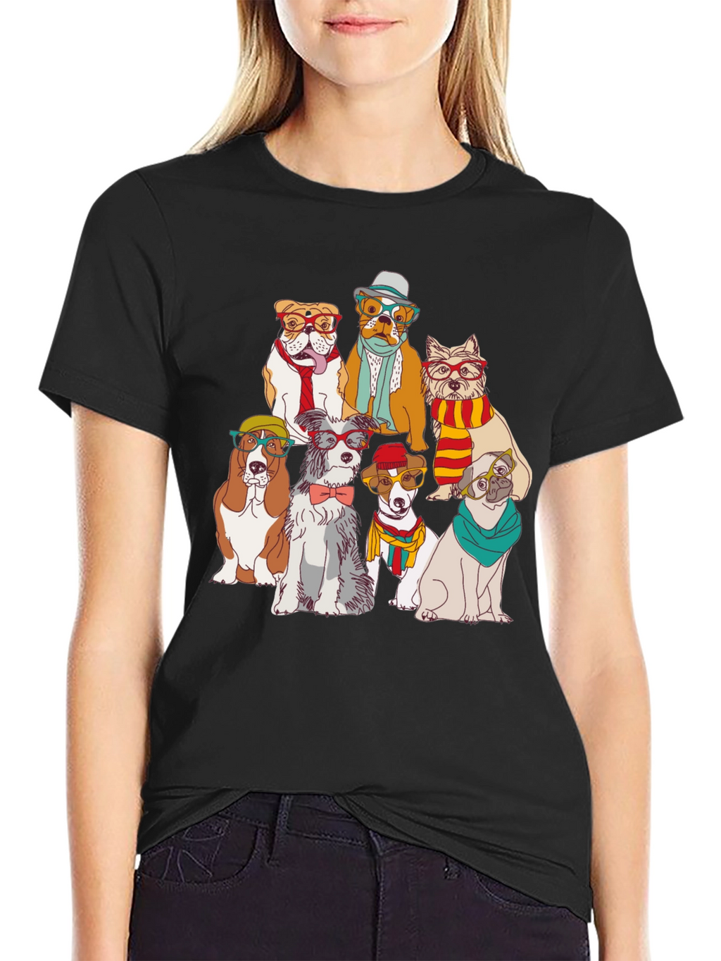 Stylish Dog Breed Graphic Tee