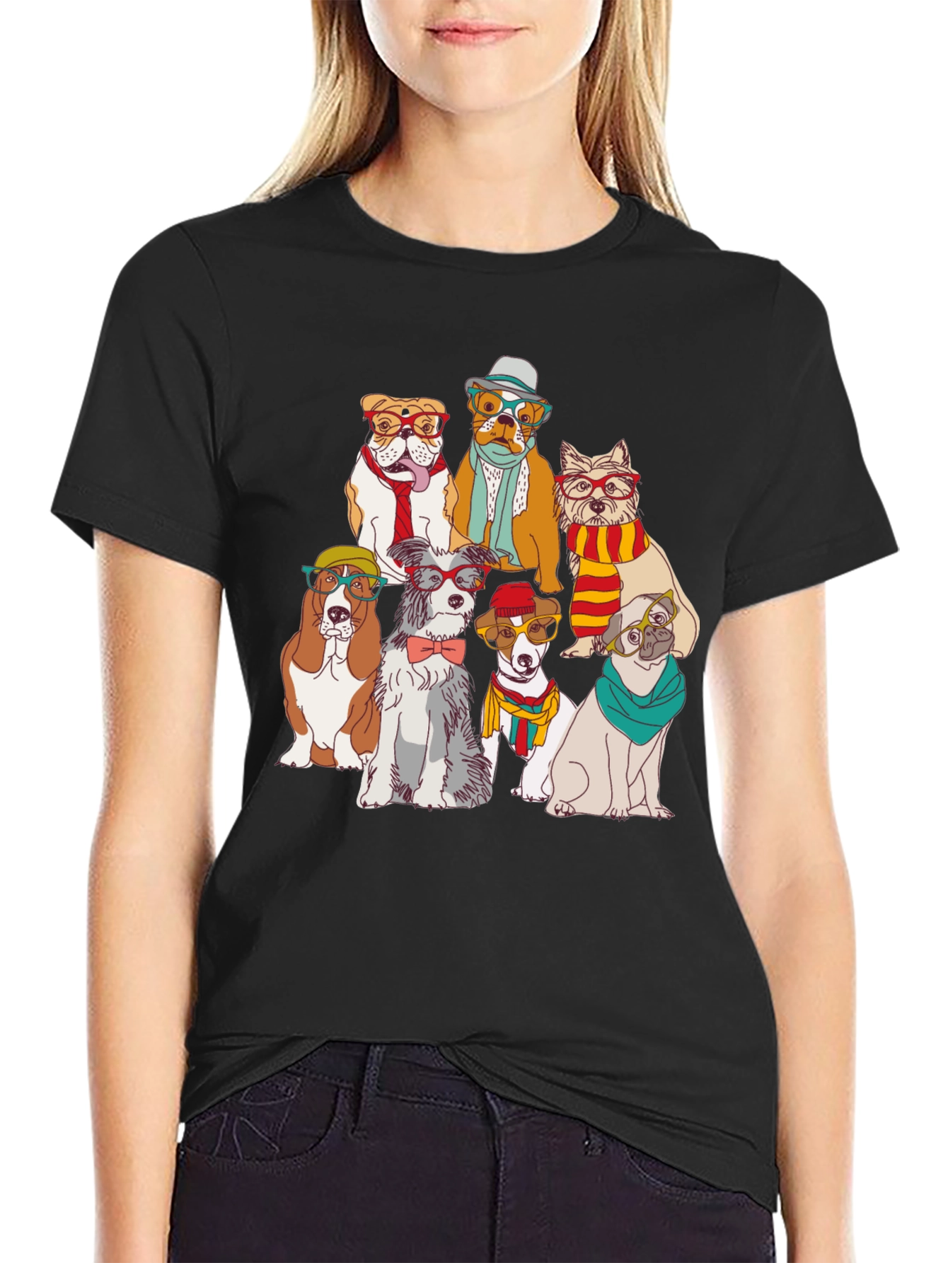 Stylish Dog Breed Graphic Tee