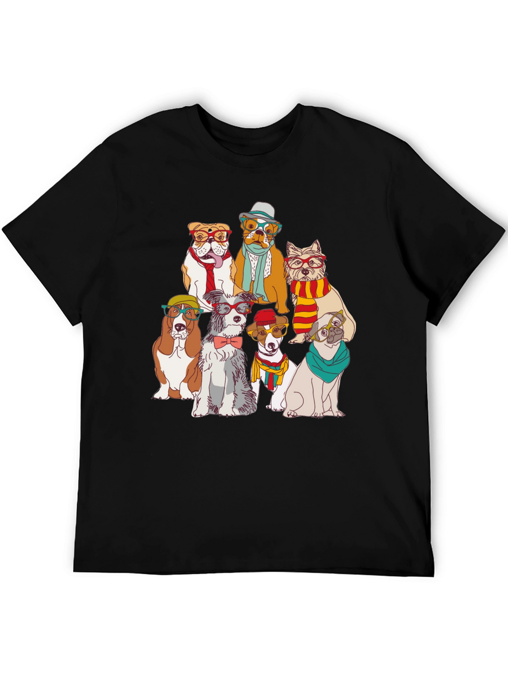 Stylish Dog Breed Graphic Tee