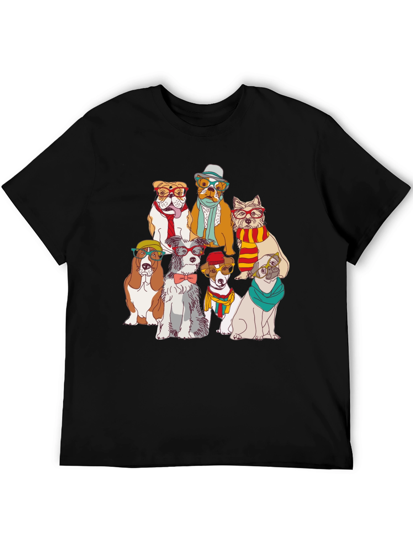 Stylish Dog Breed Graphic Tee