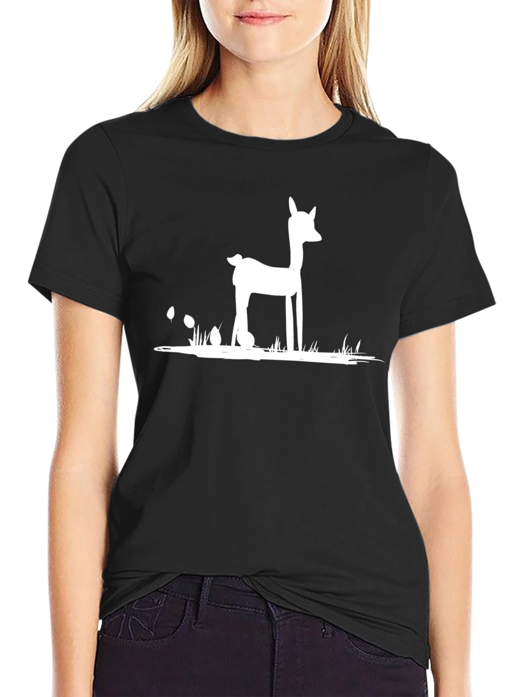 Deer Silhouette Graphic Tee
