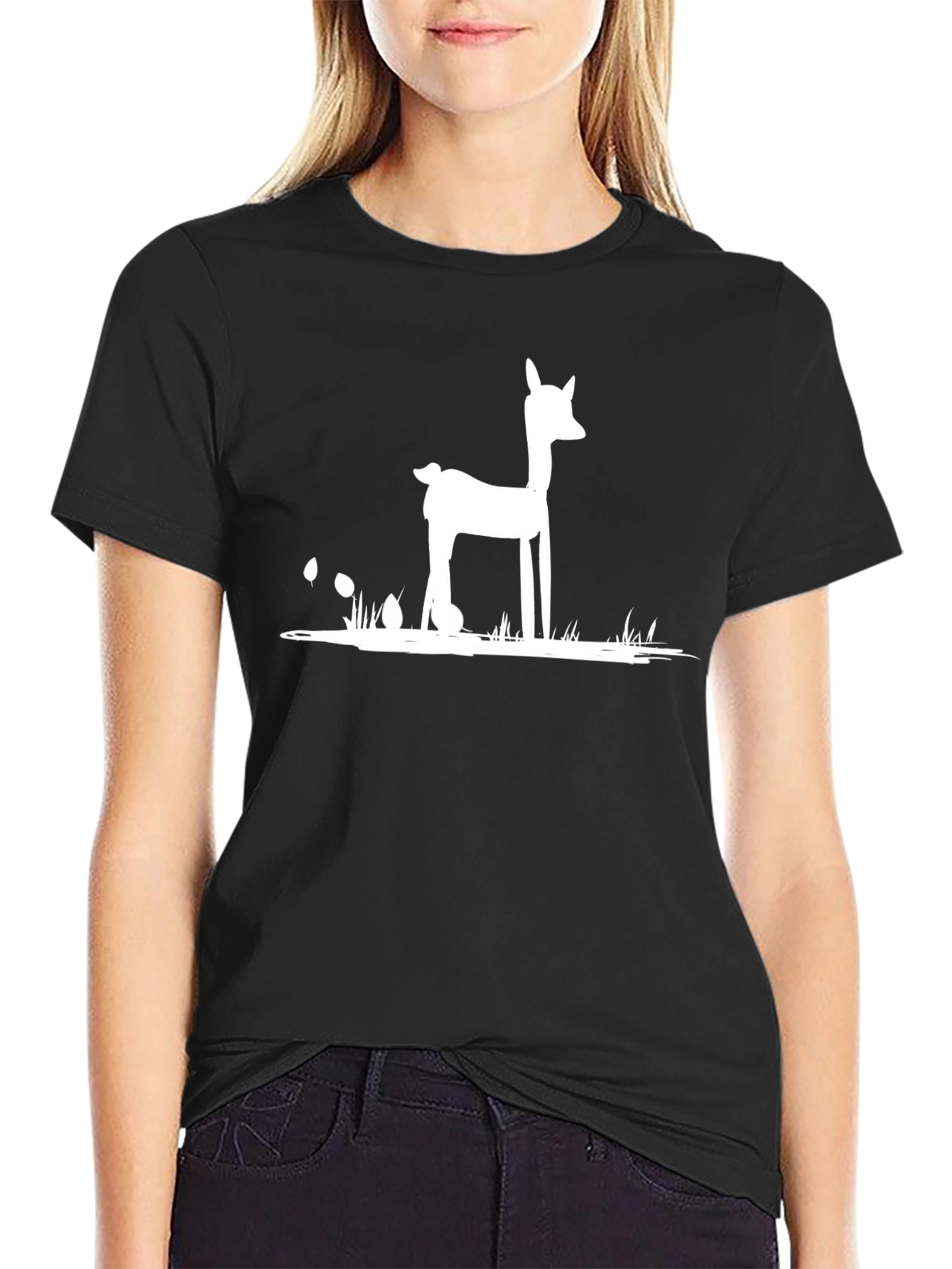 Deer Silhouette Graphic Tee