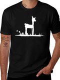 Deer Silhouette Graphic Tee