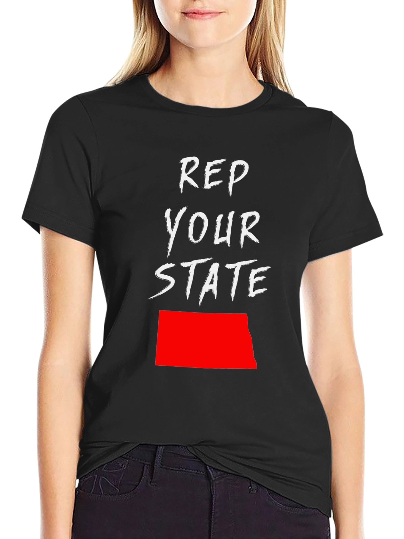 Rep Your State Tee - North Dakota Pride