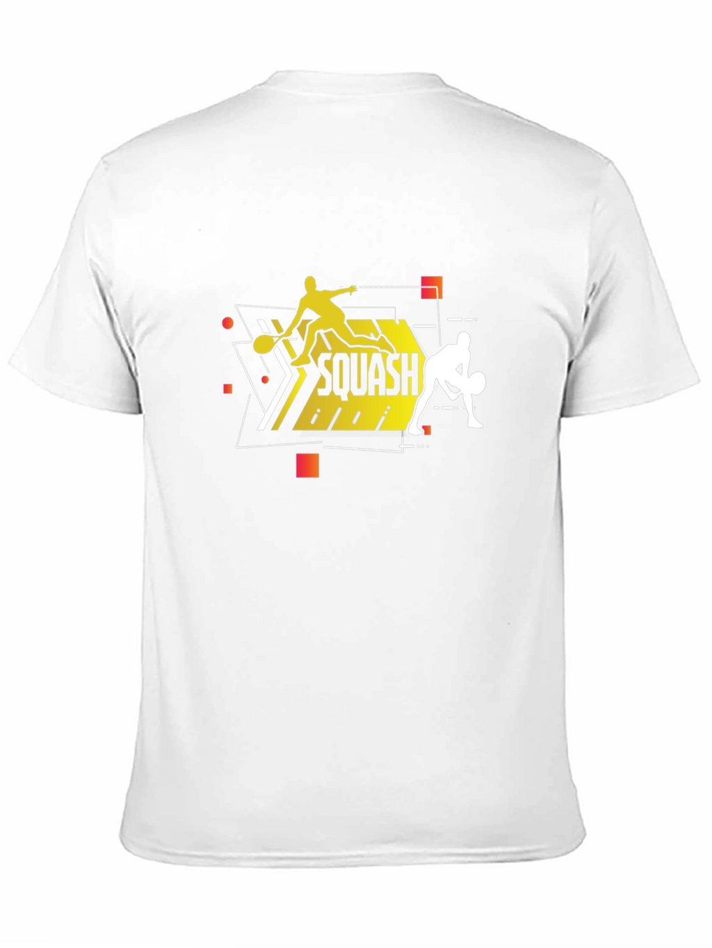 Squash Players Black T-Shirt Graphic Tee