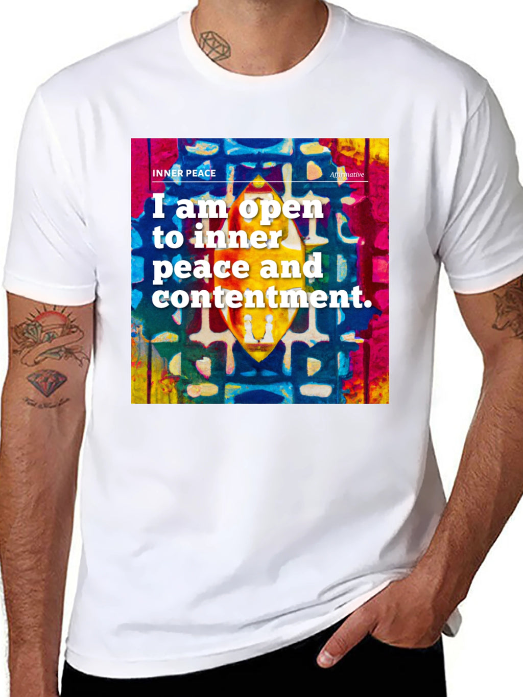 Inner Peace Affirmation T-Shirt - Positive Vibes
