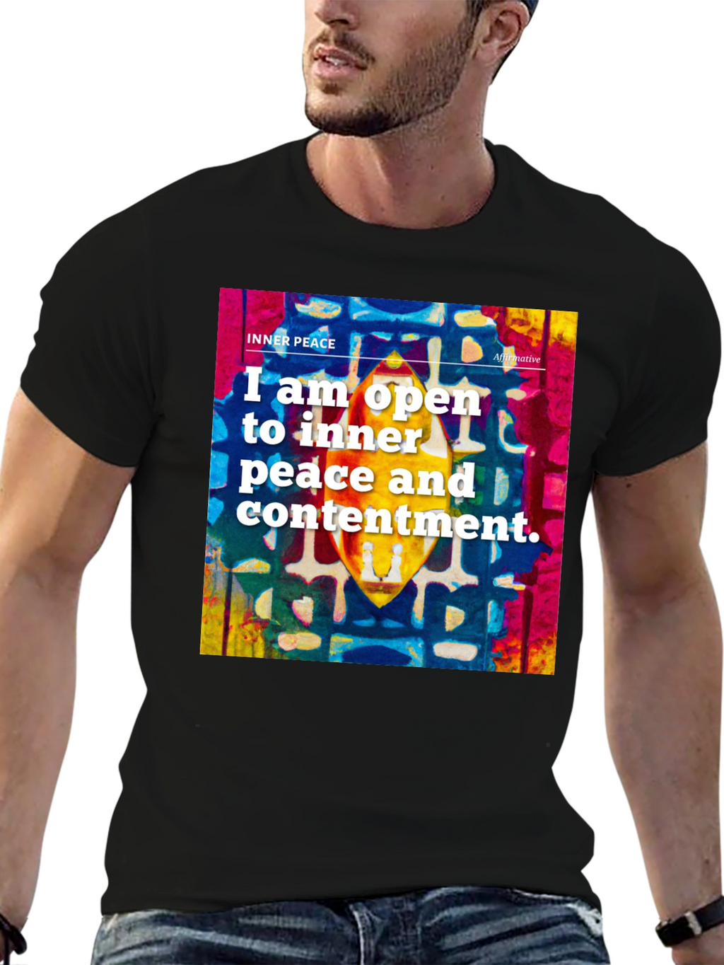 Inner Peace Affirmation T-Shirt - Positive Vibes