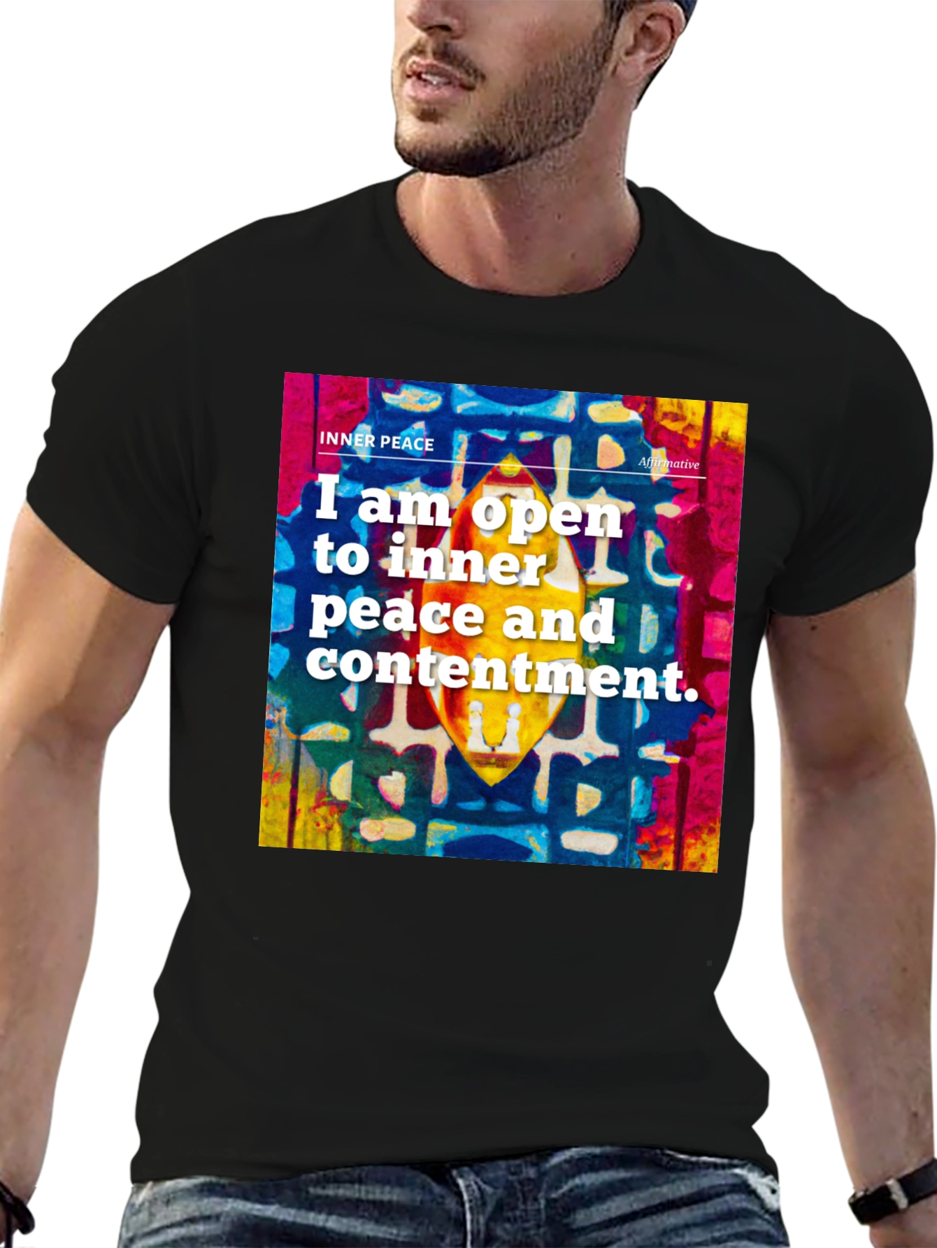 Inner Peace Affirmation T-Shirt - Positive Vibes