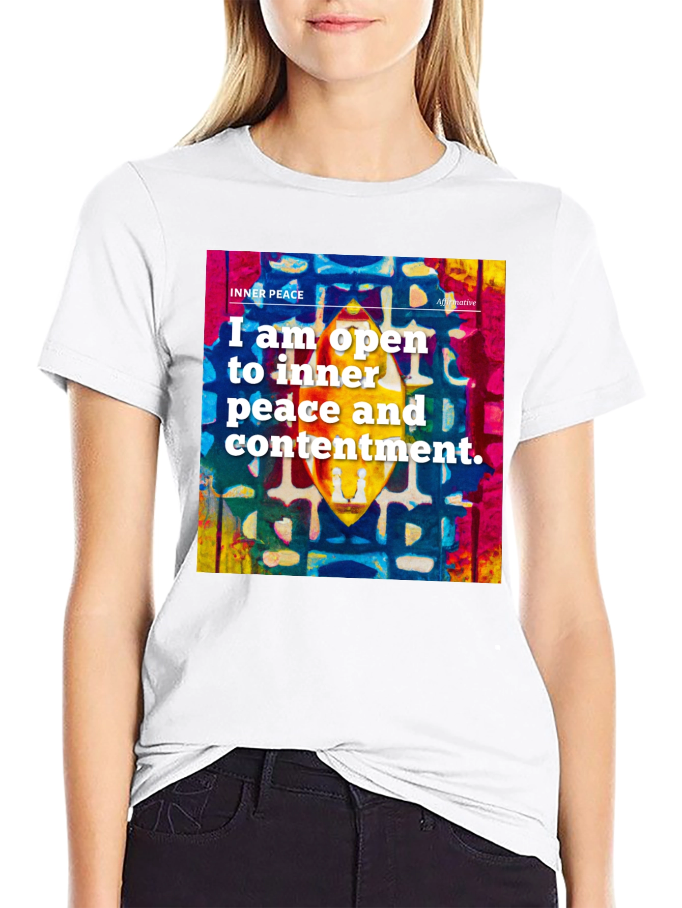 Inner Peace Affirmation T-Shirt - Positive Vibes