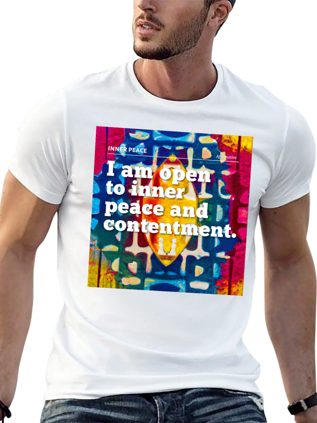 Inner Peace Affirmation T-Shirt - Positive Vibes
