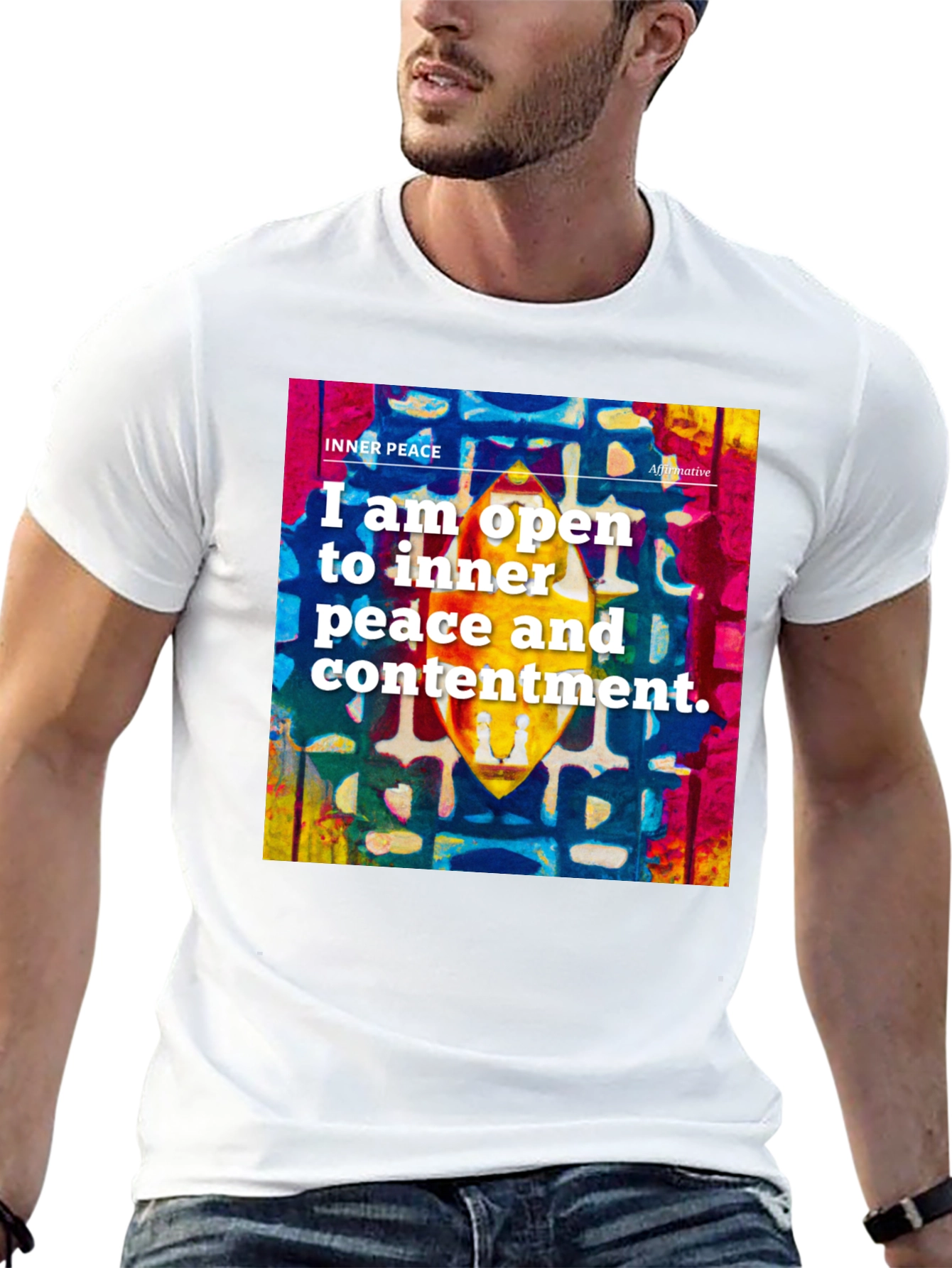Inner Peace Affirmation T-Shirt - Positive Vibes