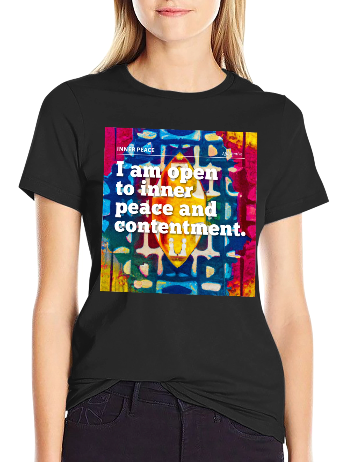 Inner Peace Affirmation T-Shirt - Positive Vibes