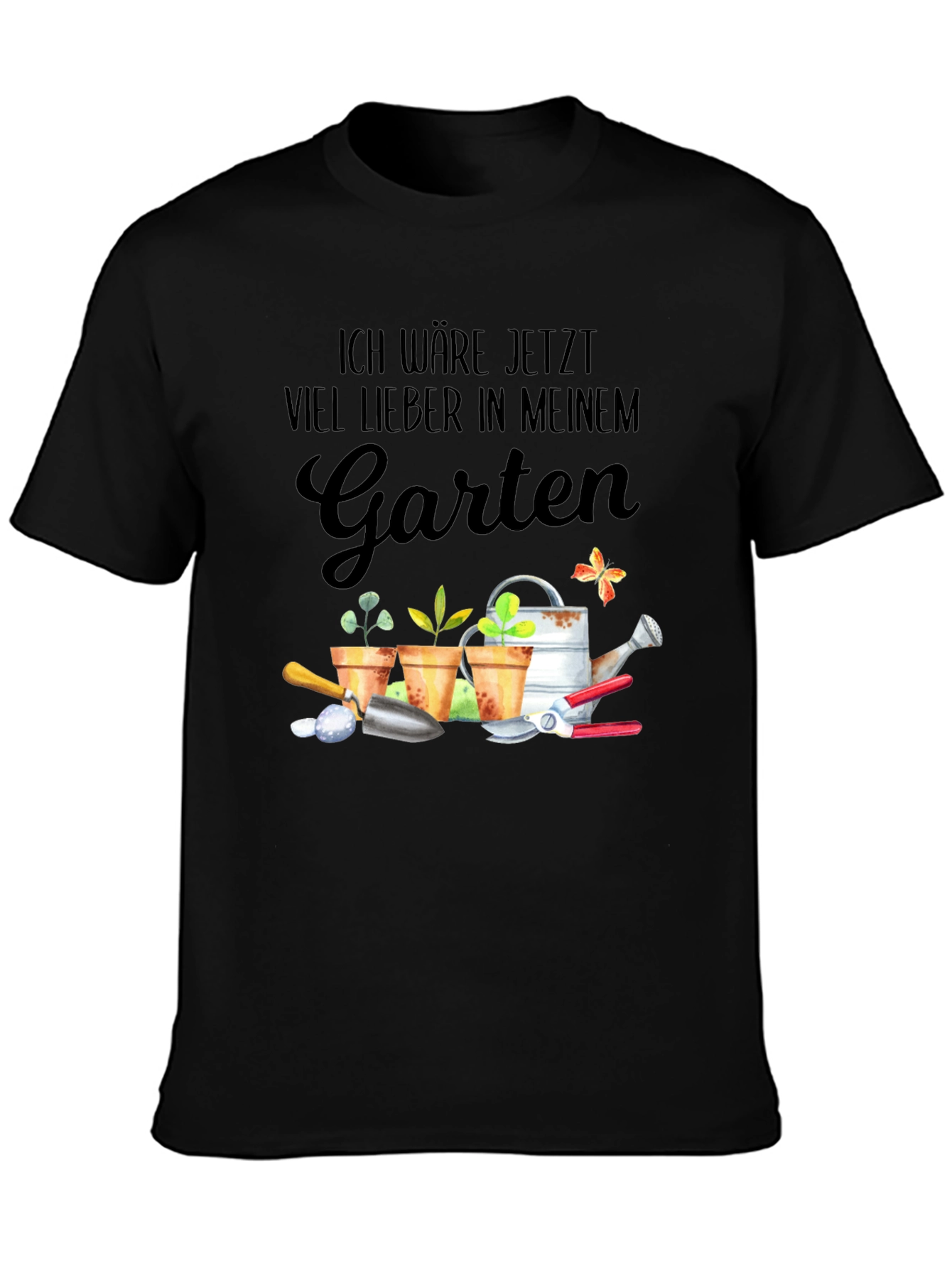 Gardening T-Shirt - Id Rather Be In My Garden