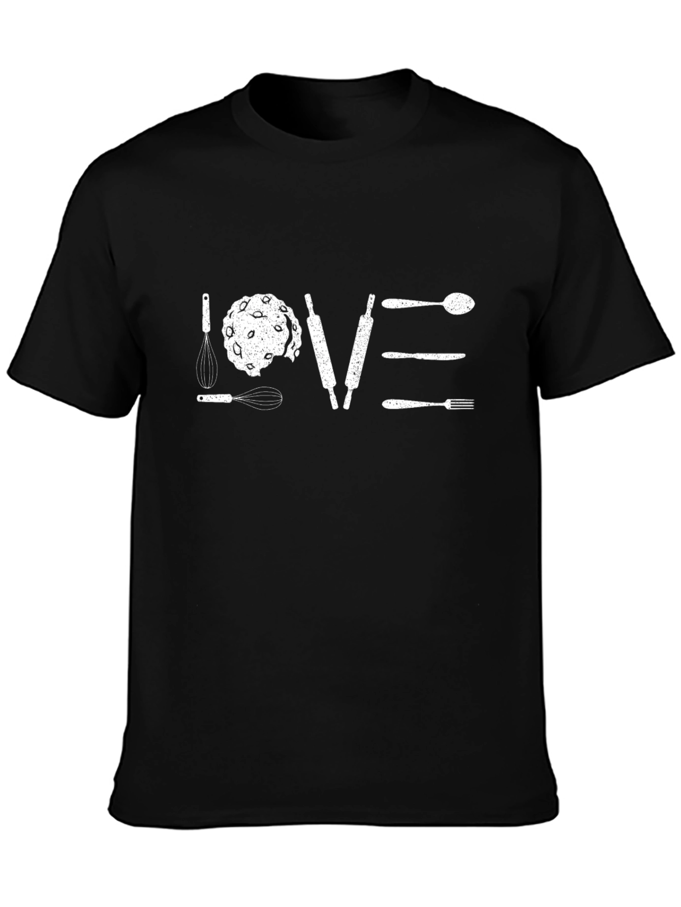 Baking Lovers Black Graphic Tee