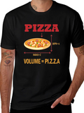 Pizza Volume Funny Math T-Shirt