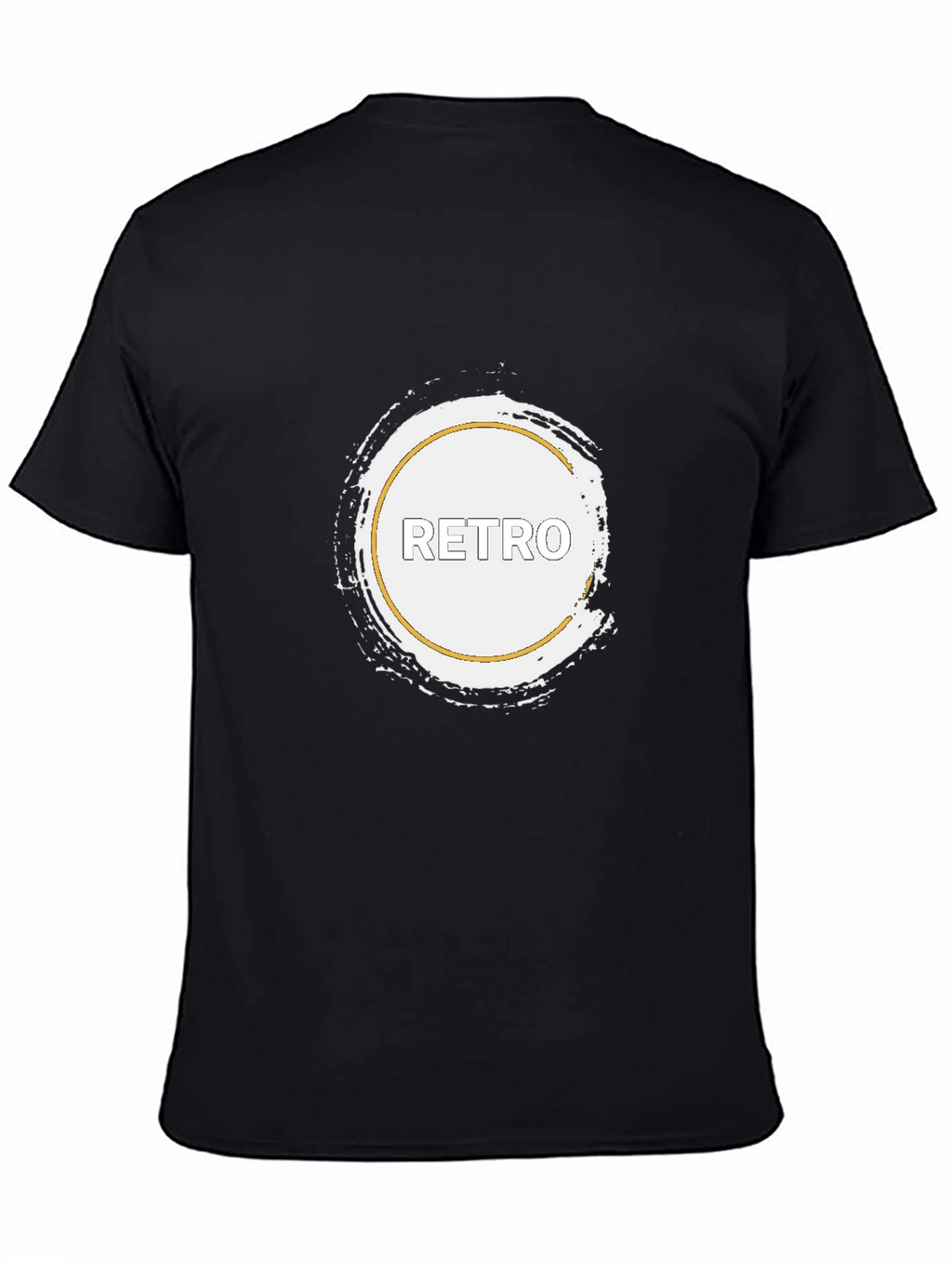 Retro Graphic Black T-Shirt