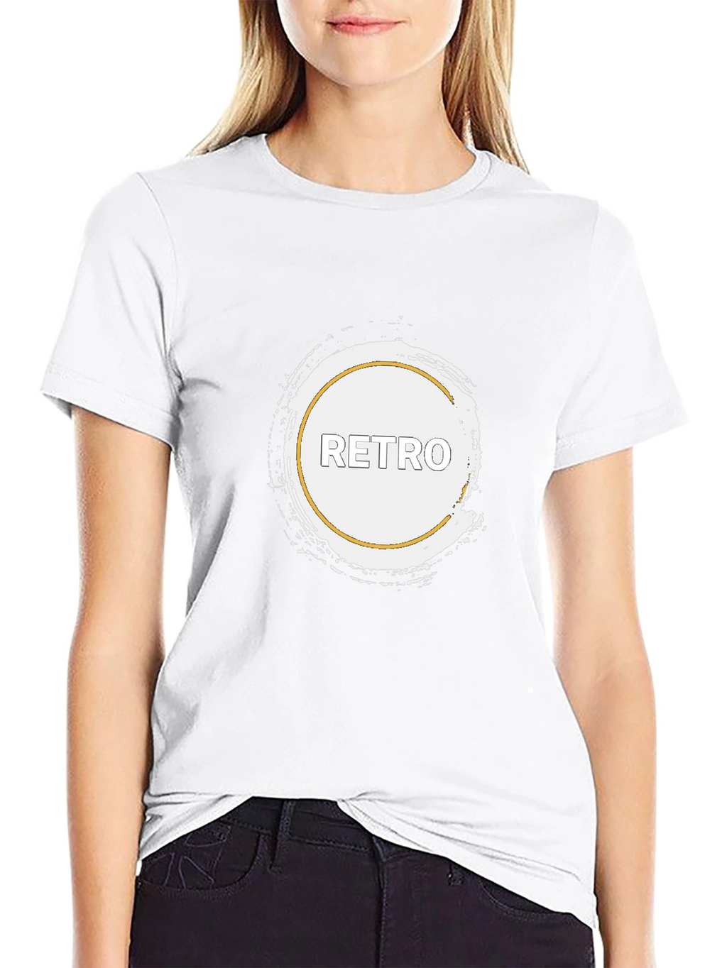 Retro Graphic Black T-Shirt