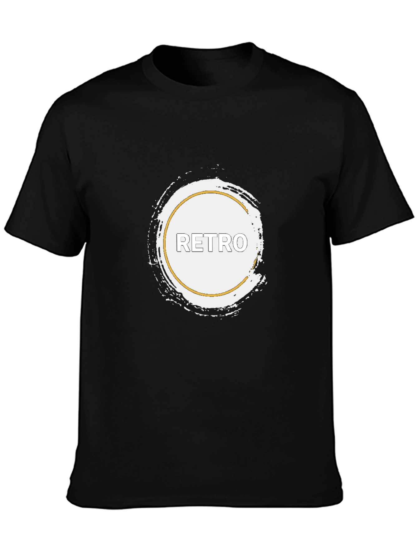 Retro Graphic Black T-Shirt