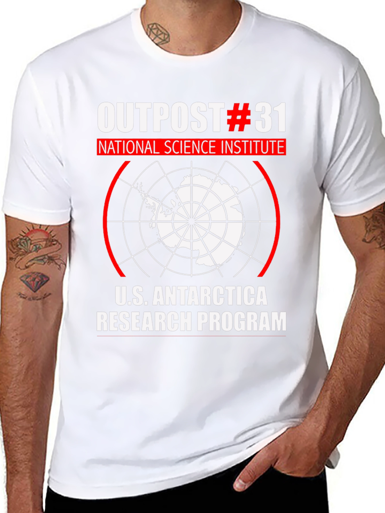 Outpost #31 Antarctica Research Program T-Shirt