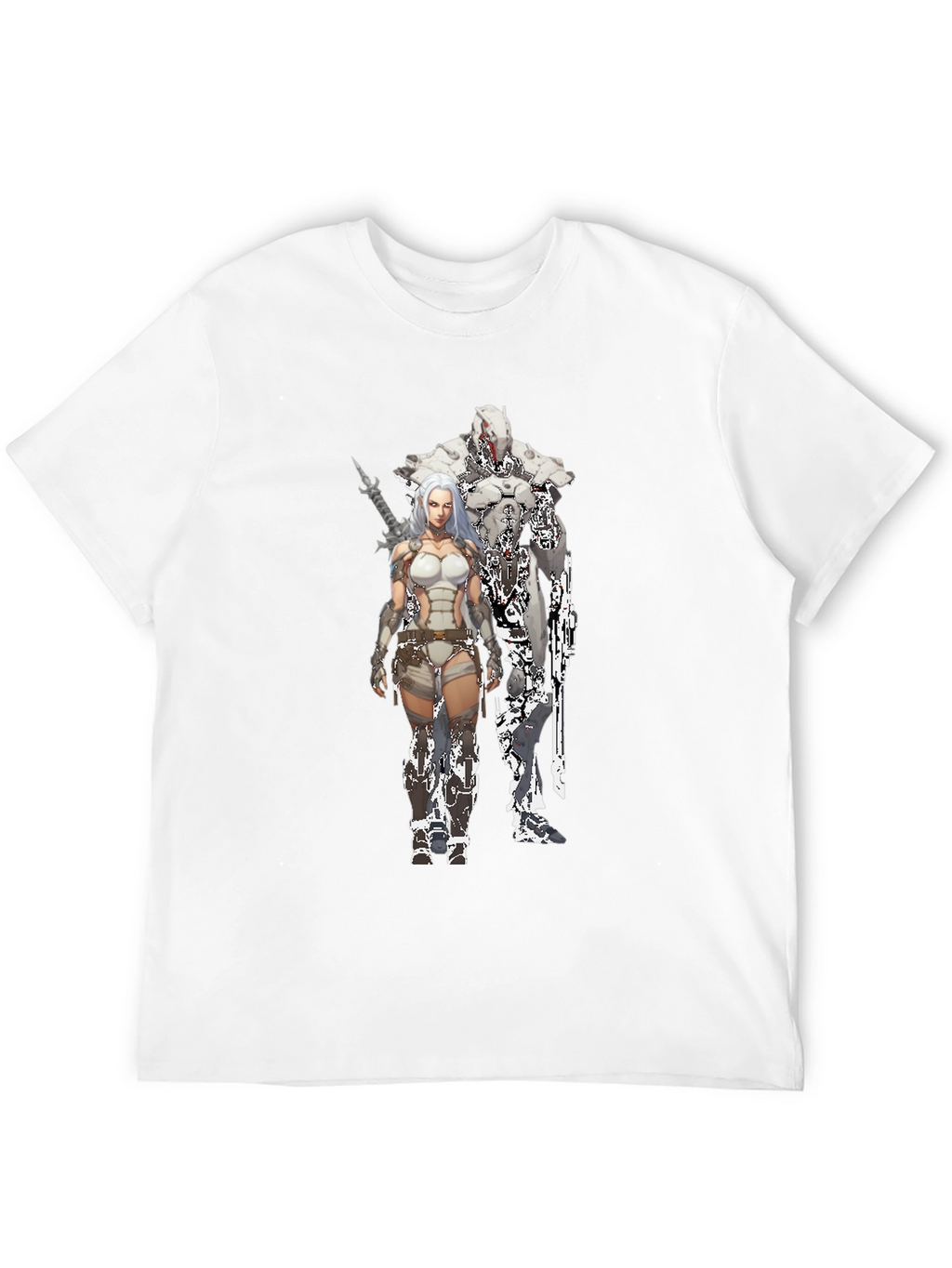 Sci-Fi Warrior Black T-Shirt
