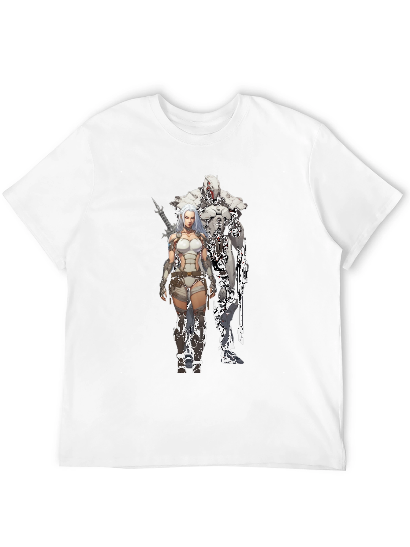 Sci-Fi Warrior Black T-Shirt