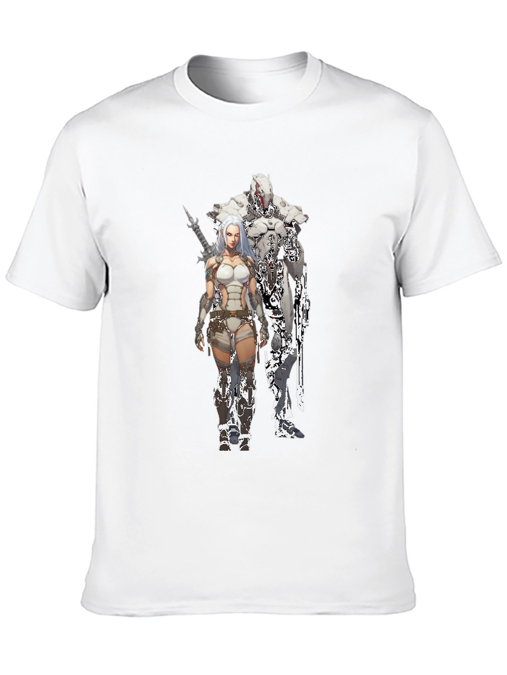 Sci-Fi Warrior Black T-Shirt