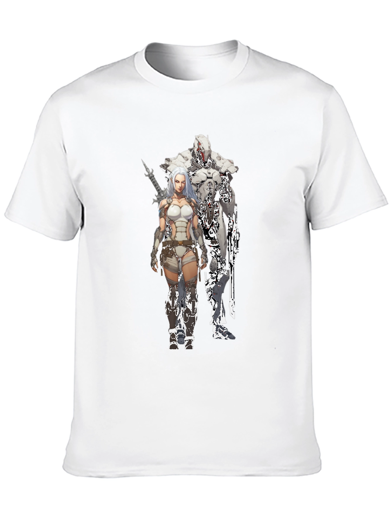 Sci-Fi Warrior Black T-Shirt